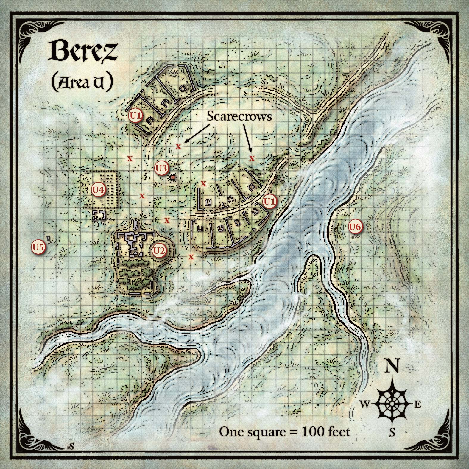 Map of berez