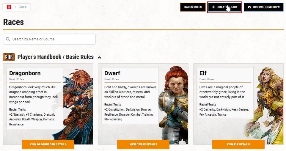 The Elf Race for Dungeons & Dragons (D&D) Fifth Edition (5e) - D&D Beyond