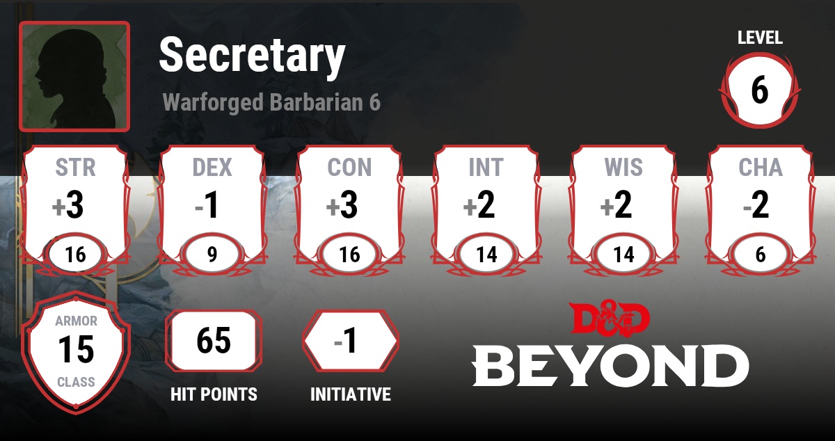 Secretary D&D Beyond