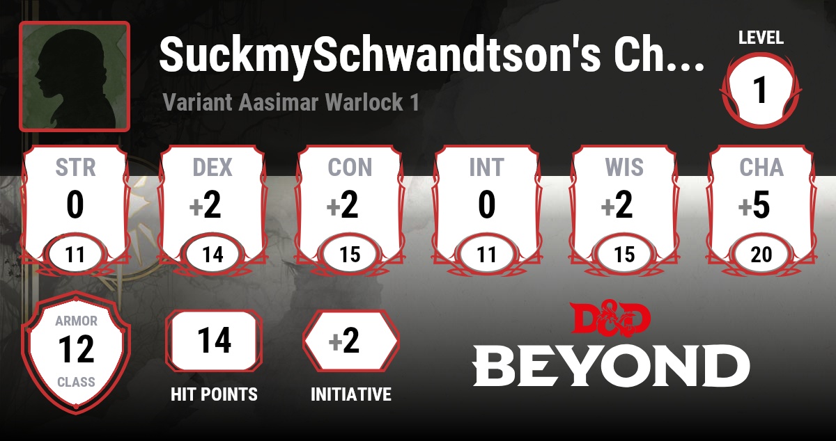 SuckmySchwandtson's Character - D&D Beyond