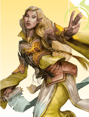 Downloadable & D&D Custom Character art for a Female Elf  Fighter/Rogue/Druid/Ranger/ - DMing Dad